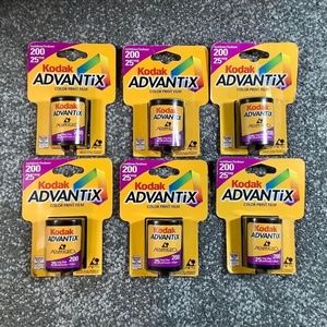 Kodak Advantix Color Print Film Lot of 6 NIB 200, 25 exp, 2003 expiration